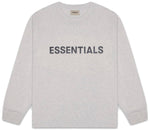 Fear of God ESSENTIALS Logo Long Sleeve Grey