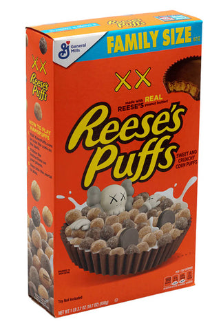 KAWS X Reese's Puffs Cereal