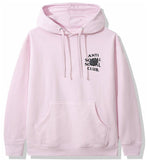 Anti Social Social Club Bat Emoji Pink Hoodie