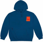 Travis Scott X McDonald’s Cactus Jack Sticker Blue Hoodie