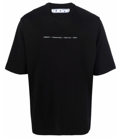 Off-White Marker Skate Tee Black Blue