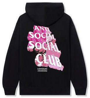 Anti Social Social Club X Lovesac Black Hoodie