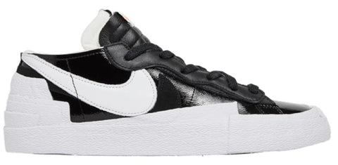 Sacai X Blazer Low Black Patent Leather