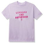 Anti Social Social Club Stressed & Depressed Lavender Tee