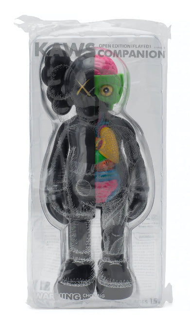 Kaws Companion Flayed Open Edition Vinyl Figure Black Le Plug Mx