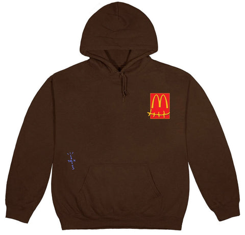 Travis Scott X McDonald’s Cactus Pack Sticker Brown Hoodie