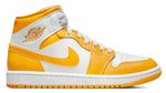 Jordan 1 Mid White University Gold