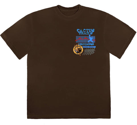 Travis Scott Cactus Trails Assn Brown Tee