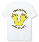 Anti Social Social Club X Undefeated White Tee