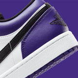 Jordan 1 Low Court Purple White