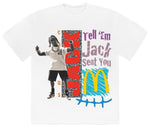 Travis Scott X McDonald’s Jack Smile White Tee