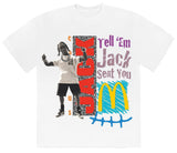 Travis Scott X McDonald’s Jack Smile White Tee