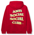 Anti Social Social Club Stir Crazy Red Hoodie