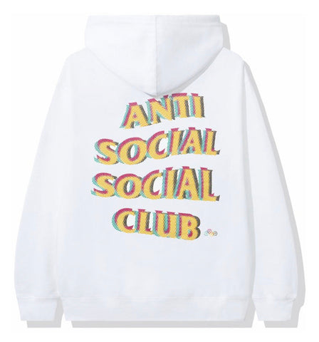 Anti Social Social Club Stir Crazy White Hoodie