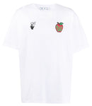 Off-White Apple Print Tee White