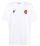 Off-White Apple Print Tee White