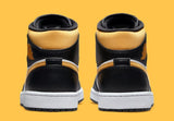 Jordan 1 Mid White Pollen Black