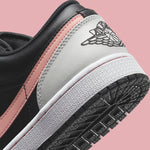 Jordan 1 Low Black Grey Pink