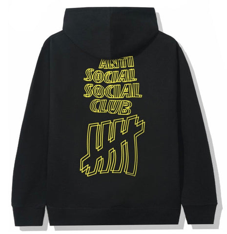 Anti Social Social Club X Undefeated Black Hoodie