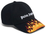 Palm Angels Black Flames Cap