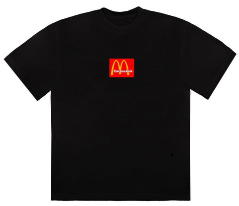 Travis Scott X McDonald’s Sesame II Black & Red Tee