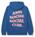 Anti Social Social Club Stir Crazy Blue Hoodie