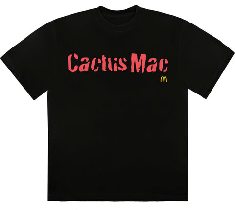 Travis Scott X McDonald’s Cactus Mac Black Tee