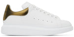 Alexander McQueen Oversized White Gold Sneakers