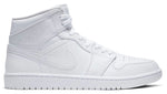 Jordan 1 Mid Triple White