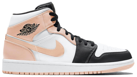 Jordan 1 Mid Black Crimson Tint