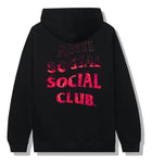 Anti Social Social Club A Fire Inside Pink Flame Black Hoodie