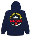 Travis Scott X McDonald’s Up All Night Navy Hoodie