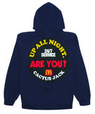 Travis Scott X McDonald’s Up All Night Navy Hoodie